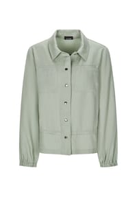 GOLDNER - Kurzgröße:  Freizeitjacke mit Hemdkragen - salbei