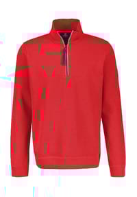 LERROS - Sweatshirt, Troyerkragen, für Herren - 338 URBAN RED