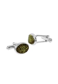 OSTSEE-SCHMUCK® - Manschettenknöpfe , oval , Silber 925/000 - silber
