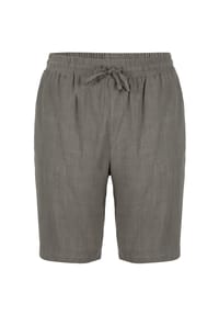 ROADSIGN® australia - Herren Bermuda Linen Ease aus leichter Leinen-Mischung, atmungsaktiv und angenehm kühl, elastischer Bund mit Kordel, ideal für Sommer & entspannte Casual-Looks - grün