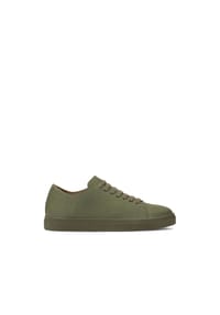 kazar - Schnürsenkel-Sneaker aus natürlichem Leder - Khaki