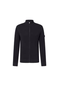 JOOP! JEANS - Herren Strickjacke - Hajoros, Baumwolle, Grobstrick, Zipjacke, Stehkragen, Reißverschluss - Beige