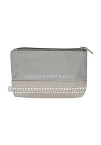 räder LIEBLINGE - Kosmetiktasche, Reißverschluss - GRAU
