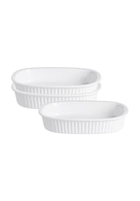 Ritzenhoff & Breker Auflaufformen Bianco 27 x 19 cm 3er Set weiß - BIANCO - 