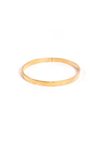 LES REINES - The Hegemonic – Gehämmerter Armreif, 24K vergoldet - Gold
