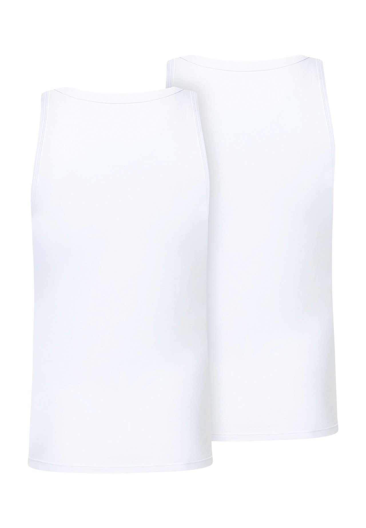 Jockey® Unterhemd "Cotton+", 2Er-Pack, Uni, FüR Herren, Weiß, S
