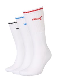 PUMA® - Socken, 3er-Pack, Marken-Logo, für Herren - 001 BLACK