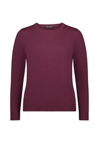 BETTY BARCLAY - Basic-Strickpullover mit Rundhalsausschnitt - Azurine