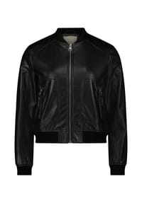 AMBER & JUNE - Übergangsjacke mit Kragen - 9042 JET BLACK