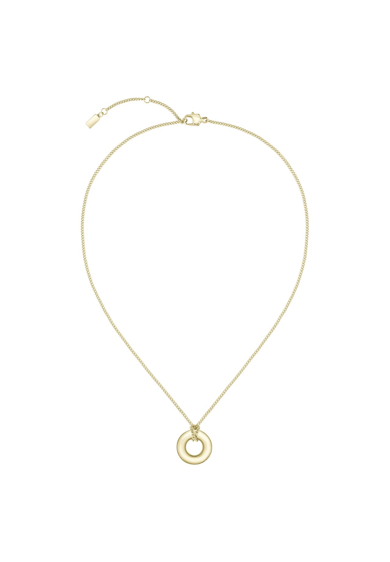 Boss Damen Kette Mit AnhäNger, Edelstahl, Edelstahl/Vergolde, 51