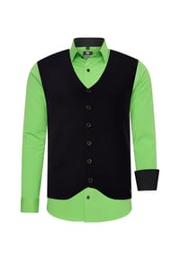 RUSTY NEAL® - Hemd mit Weste - Anthrazit
