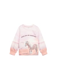 s.Oliver - Sweatshirt, Rippbündchen, für Kinder - 41D1 LILAC/PINK