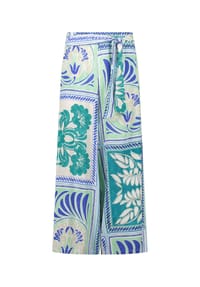 CARTOON - Culotte, Bindegürtel, für Damen - 5880 GREEN/BLUE