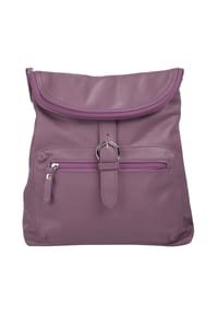 forty° - Rucksack Echt Leder, Made In Italy - alt-rosa