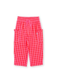 KITE - Kinder Karomuster Schlupfhose Bio-Baumwolle - pink