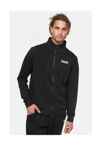 LONSDALE™ - Herren Sweatjacke mit Reißverschluss normale Passform NAIRN - Black/White