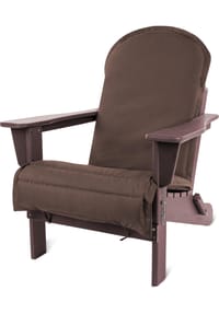 Aspero® - Gartenstuhl Adirondack mit Auflage - Bordeaux