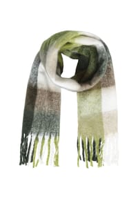 MANGUUN - Schal Ischgl, Fransen, für Damen - GREEN