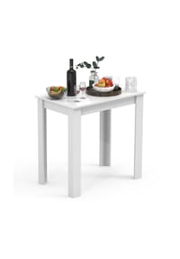 VCM. - Holz Esstisch | H. 76 x B. 80 x T. 50 cm  | Küchentisch Speisetisch Tisch Esal - Anthrazit / Honig-Eiche