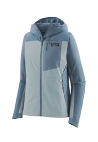 patagonia® - Damen  Hoody  R1® CrossStrata Stream Blue - blau