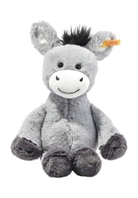 Steiff - Soft Cuddly Friends Kuscheltier "Dinkie Esel", 30 cm - GRAU