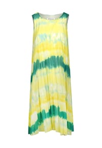 BICALLA - Dress PlisseePrint - gelb/grün