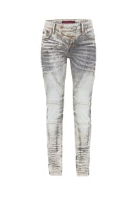 CIPO & BAXX® - JEANS WD502 markante Ziernähte als Blickfang - BLUE