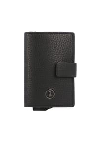 BOGNER VAIL - Kreditkartenetui "Vail", Leder, Emblem, RFID-Schutz, uni - 900 BLACK