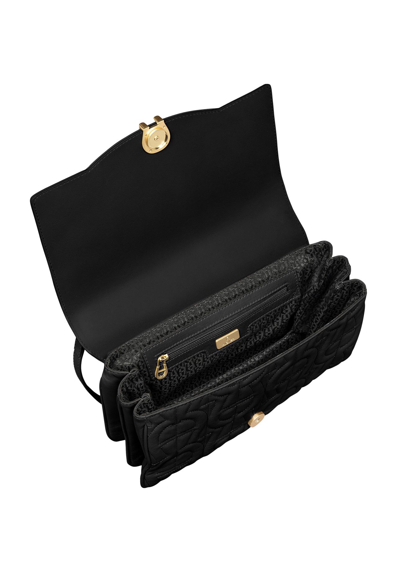 AIGNER DIADORA Umhängetasche, Magnetdruckknopf, Emblem, für Damen 