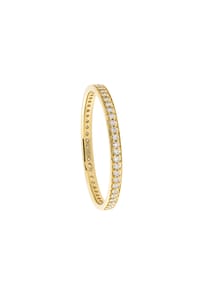 MONCARA - Damen Ring, 585er Gold, 50 Diamanten zus. ca. 0,20 Karat - Gelbgold