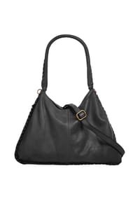 Samantha Look - Shopper Echt Leder, Made In Italy - cognac