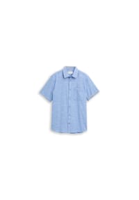 TOM TAILOR - Freizeithemd, Regular Fit, Kurzarm, Kent, für Herren - 40510 SURF BLUE