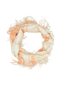 s.Oliver - Loopschal, Fransen, für Damen - 21N8 ORANGE