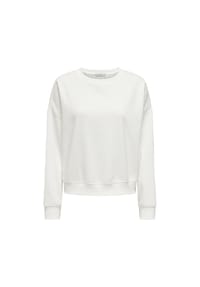 ONLY® - Damen Sweatshirt - ONLSWEAT LIFE CREW OVERSIZE SWT, Rundhals, Baumwoll-Mix - Blau