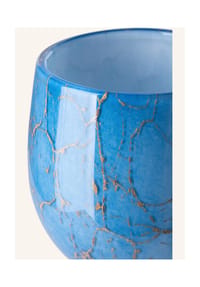 Fink Living Windlicht, Vase COSMIC - COSMIC - blau , goldfarben