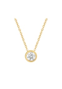 ONE ELEMENT Lab Grown Diamonds - Collier Halskette aus 585 Gold mit 1 Lab Grown Diamant 0,25 ct 45 cm - gold