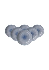 Ritzenhoff & Breker Suppenteller Royal Makoto ø 20,5 cm 6er Set blau-weiß - ROYAL - blau-weiß