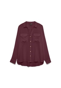 VERO MODA® - Hemdbluse, Brusttasche, für Damen - 199051 WIN WINE
