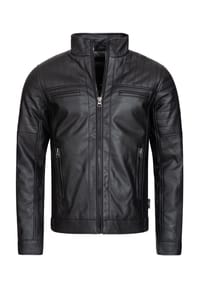 INDICODE - Kunstlederjacke Brook - Black