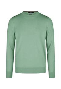HECHTER PARIS - Pullover Basic mit dezentem Flaglabel - Schwarz