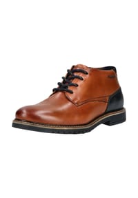 bugatti - Leder Stiefelette - Cognac