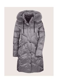 MADELEINE - Kapuzenjacke mit Fancy-Stepp - graphit