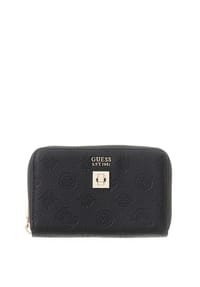 GUESS - Brieftasche Ella, Kunstleder, für Damen - BLACK LOGO