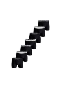 BJÖRN BORG - Herren Boxershorts, 7er Pack - Cotton Stretch Boxer, Logobund, Unterhose, Baumwollmischung - Schwarz