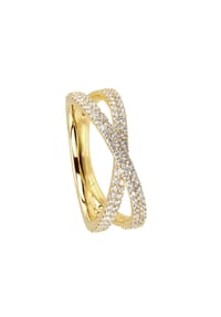 VANDENBERG - Damen Ring, 375er Gelbgold mit 116 Diamanten, zus. ca. 0,6 Karat - GELBGOLD