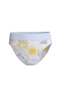 CALIDA - Damen Slip mit Softbund, high waist Elastic Trend Spec. - 807 BLACK PRINT