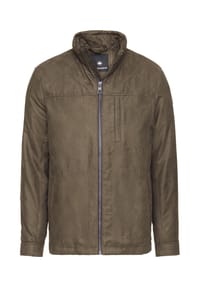 redpoint - Regular Fit Blouson mit printed Micro Suede QUITO - smoke grey