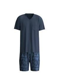 CALIDA - Shorty Relax Streamline 2, V-Ausschnitt, für Herren - schwarz