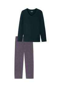 uncover by SCHIESSER - Schlafanzug Nightwear - Blau