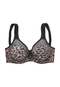 LASCANA - Minimizer BH Perfect Basics, transparent, für Damen - 26268 LEO-BLACK